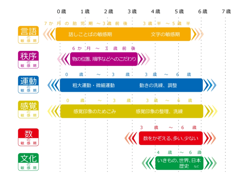 敏感期一覧